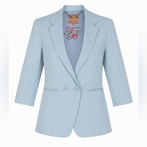 Ted Baker London Woman's‎ Pale Blue Blazer Size 2